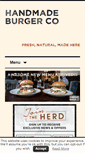 Mobile Screenshot of handmadeburger.co.uk